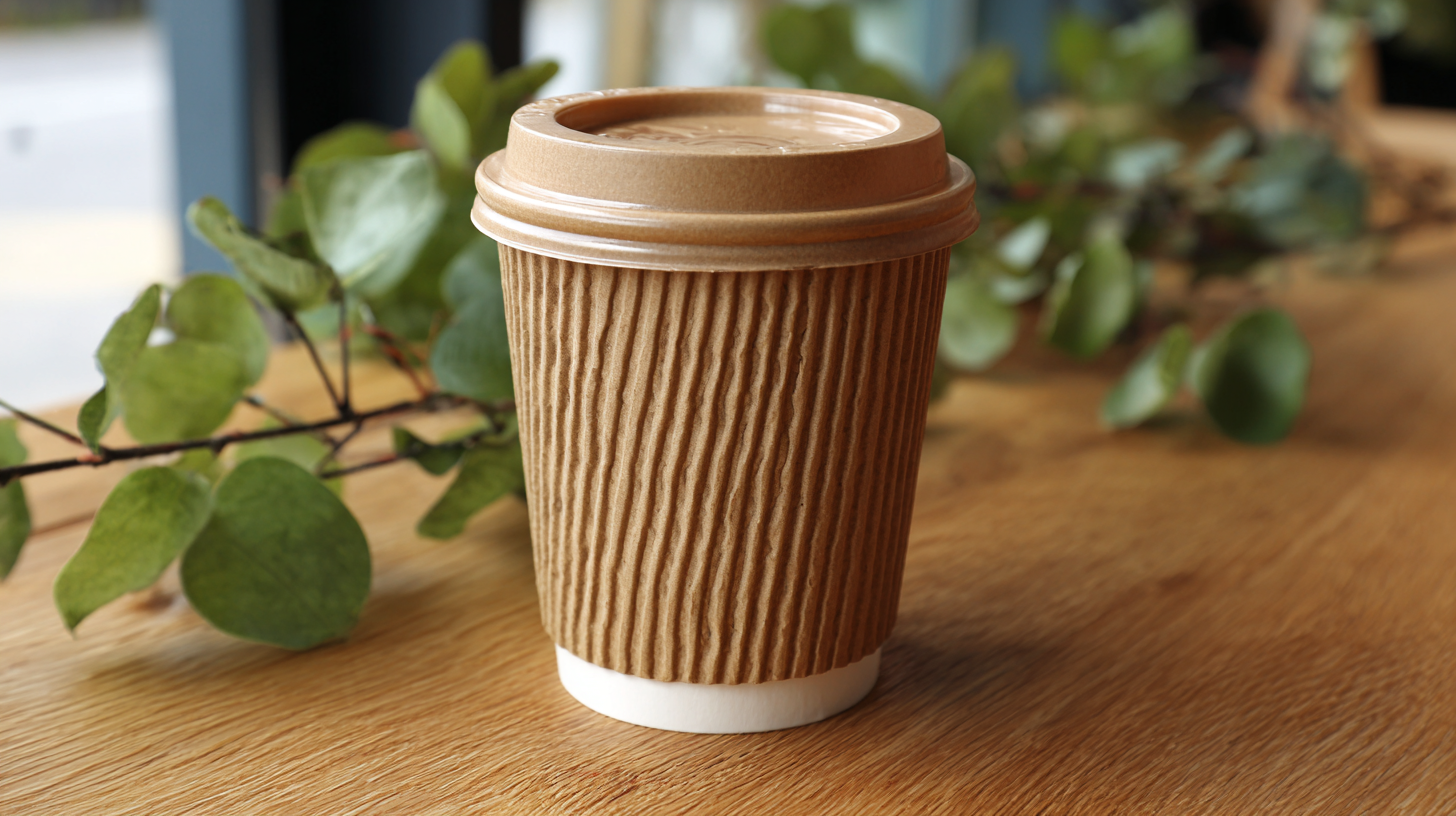 PE 코팅 리플 월 크래프트 종이컵이 지속 가능한 음료 솔루션의 미래인 7가지 이유