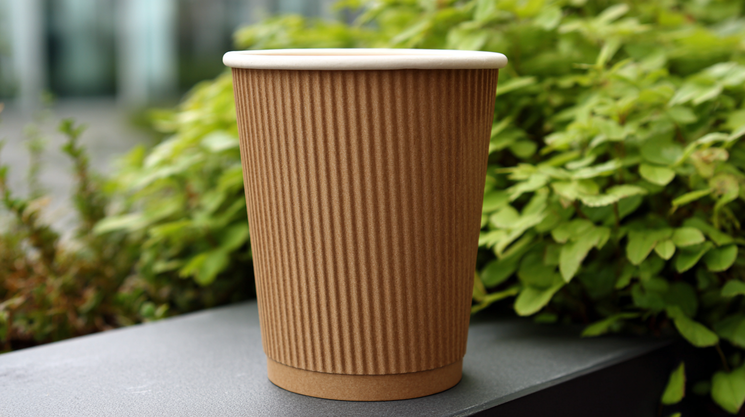 PE 코팅 리플 월 크래프트 종이컵이 지속 가능한 음료 솔루션의 미래인 7가지 이유