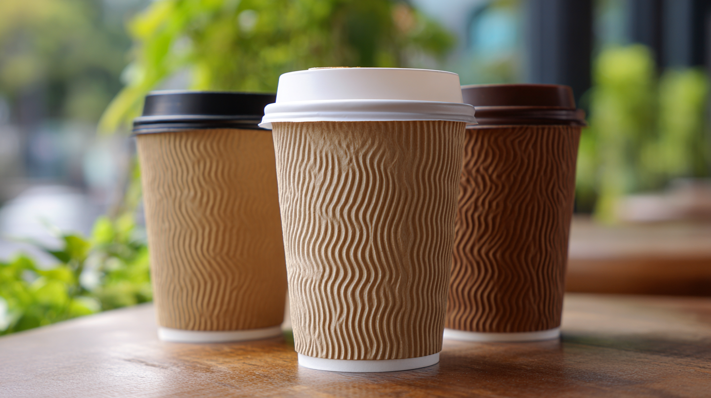 PE 코팅 리플 월 크래프트 종이컵이 지속 가능한 음료 솔루션의 미래인 7가지 이유