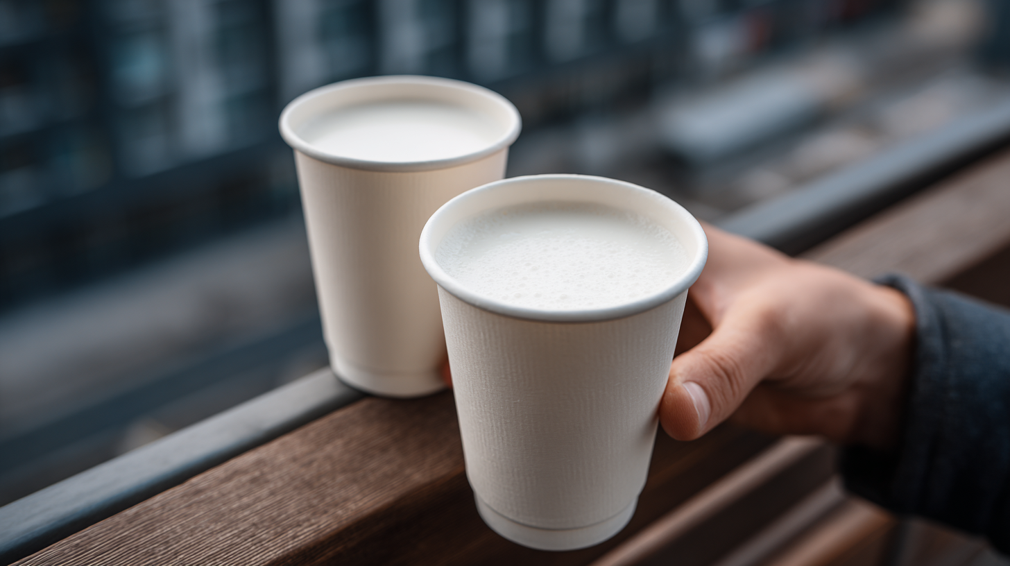 지속 가능한 포장을 위한 기존 우유 음료용 종이컵의 친환경 대안 탐색