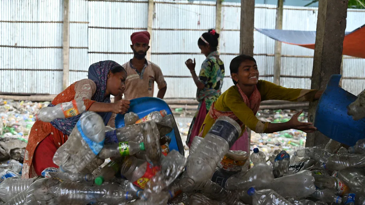The Recycling Process of Paper Cups