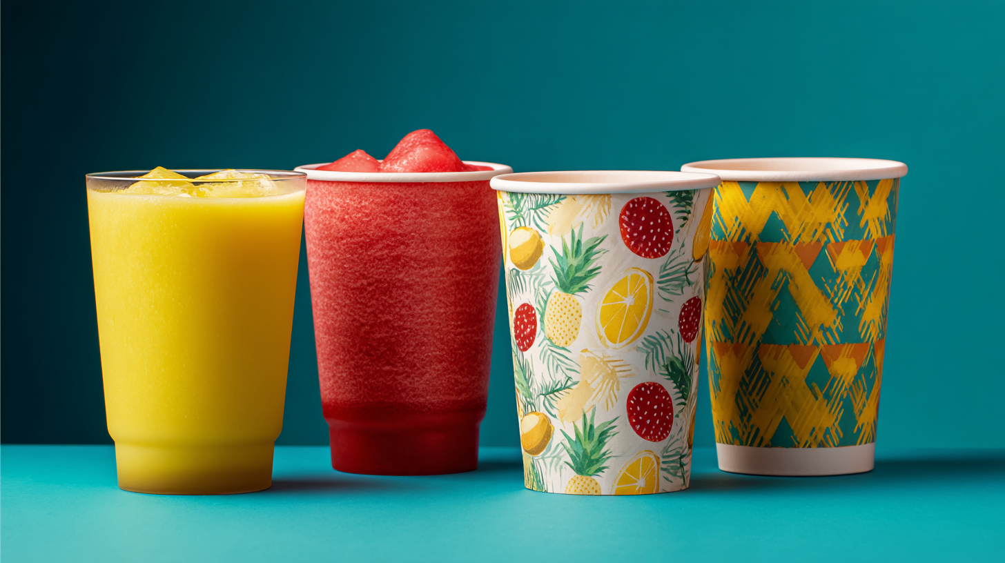 사업장에 필요한 5가지 멋진 차가운 주스 종이컵