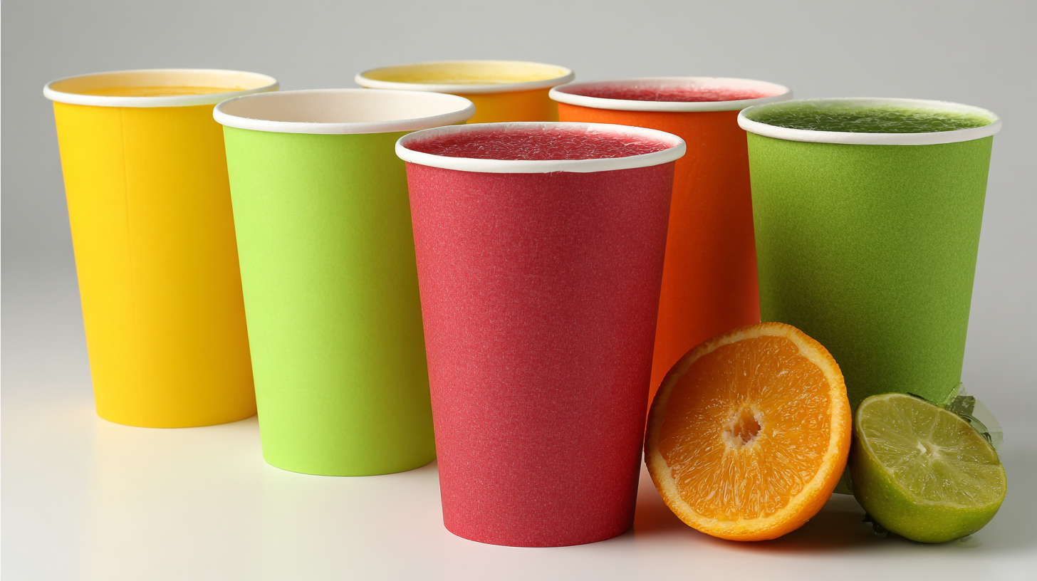 사업장에 필요한 5가지 멋진 차가운 주스 종이컵