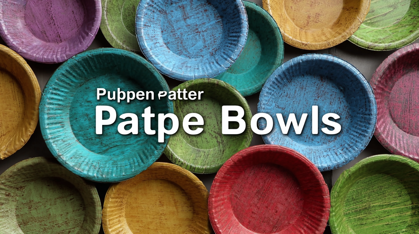 Premium Quality Paper Plate Bowls Proudly Made in China for Global Success