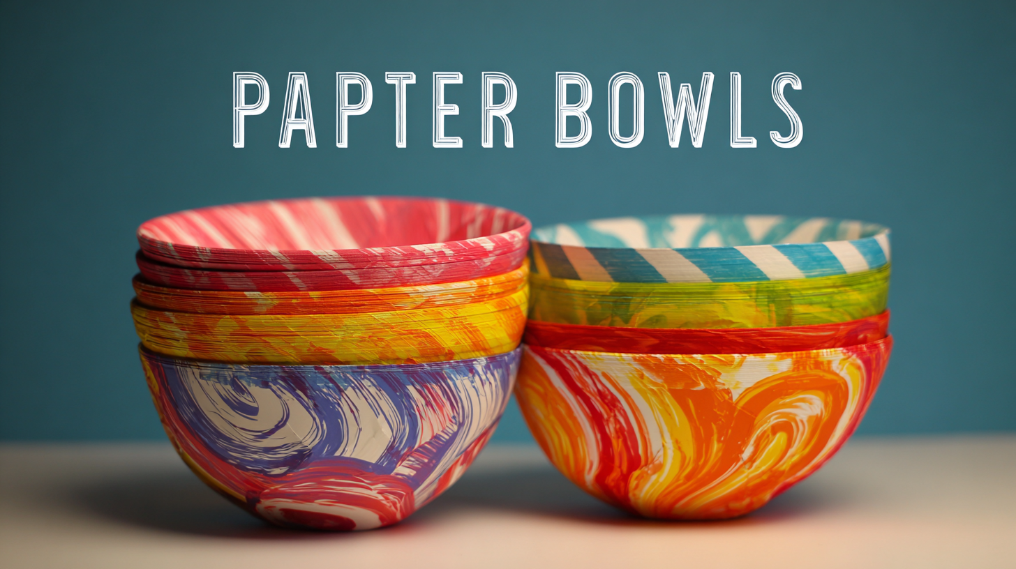 Premium Quality Paper Plate Bowls Proudly Made in China for Global Success