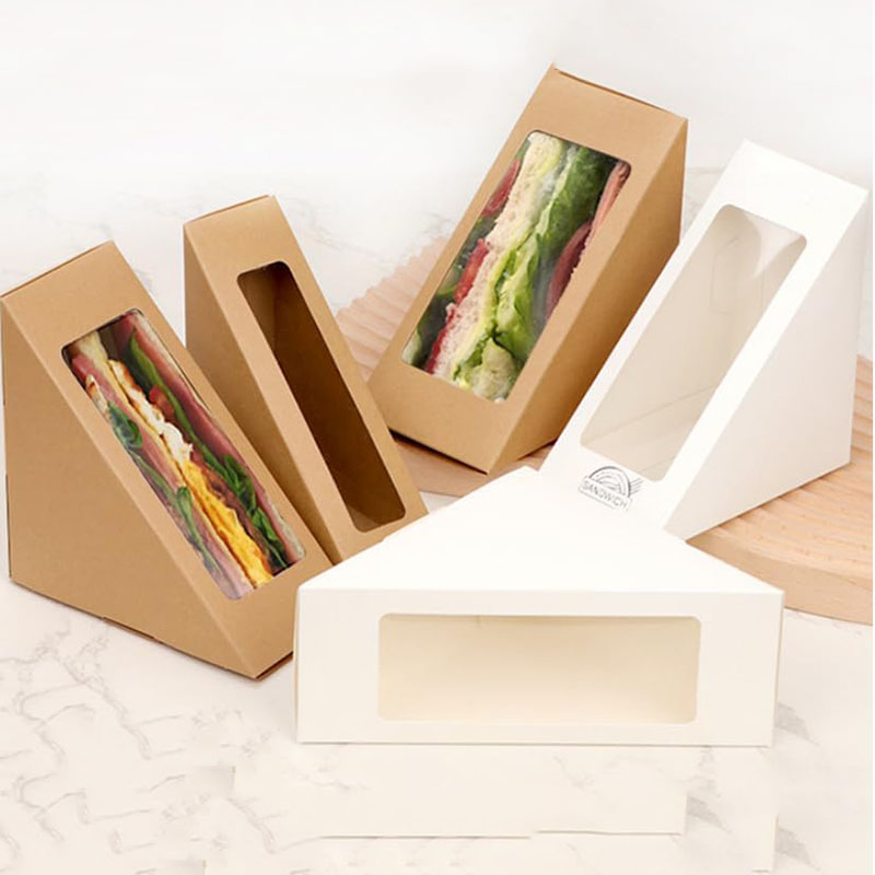 Application Disposable food sandwich white containers