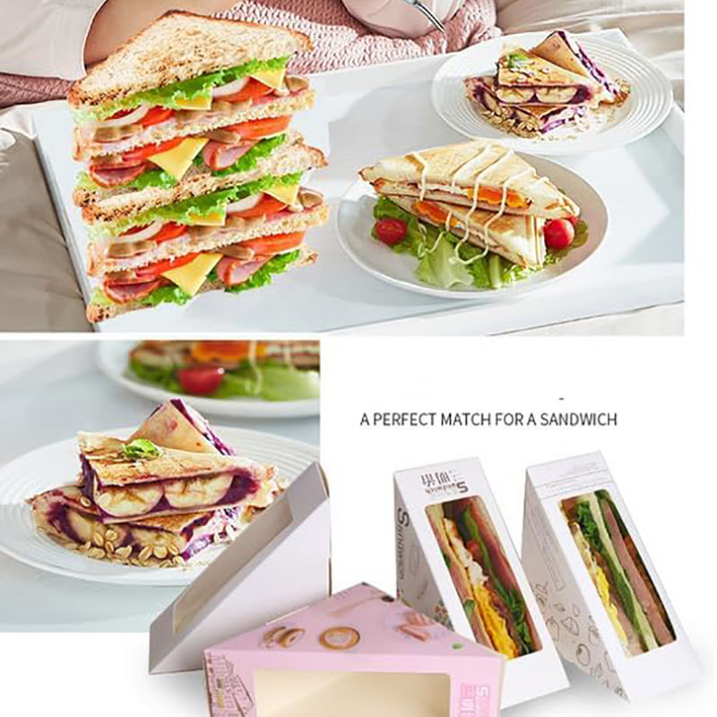 Application Disposable food sandwich white containers