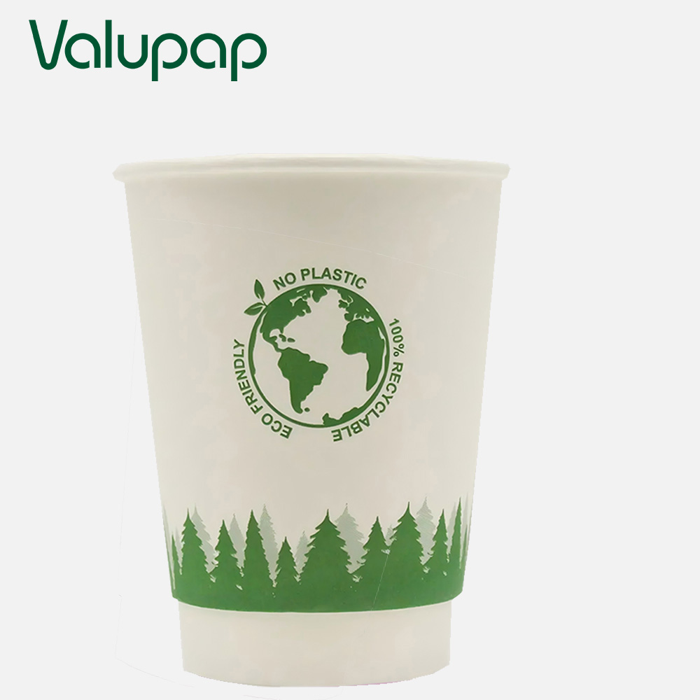 Biodegradable plastic free paper cup