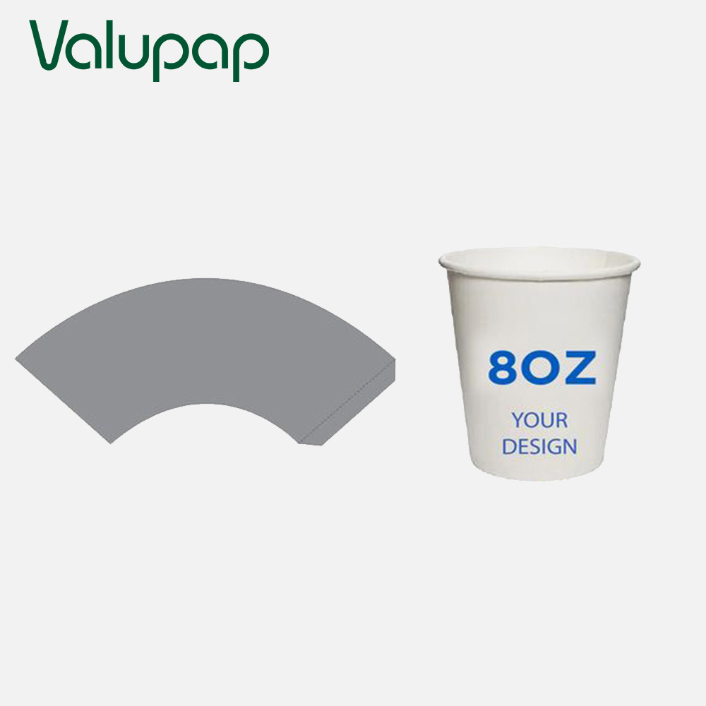 Paper cup fan for making paper cup