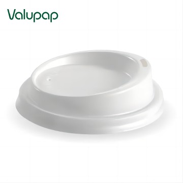 Disposable Plastic Dome Lids Coffee Cups PS Lids