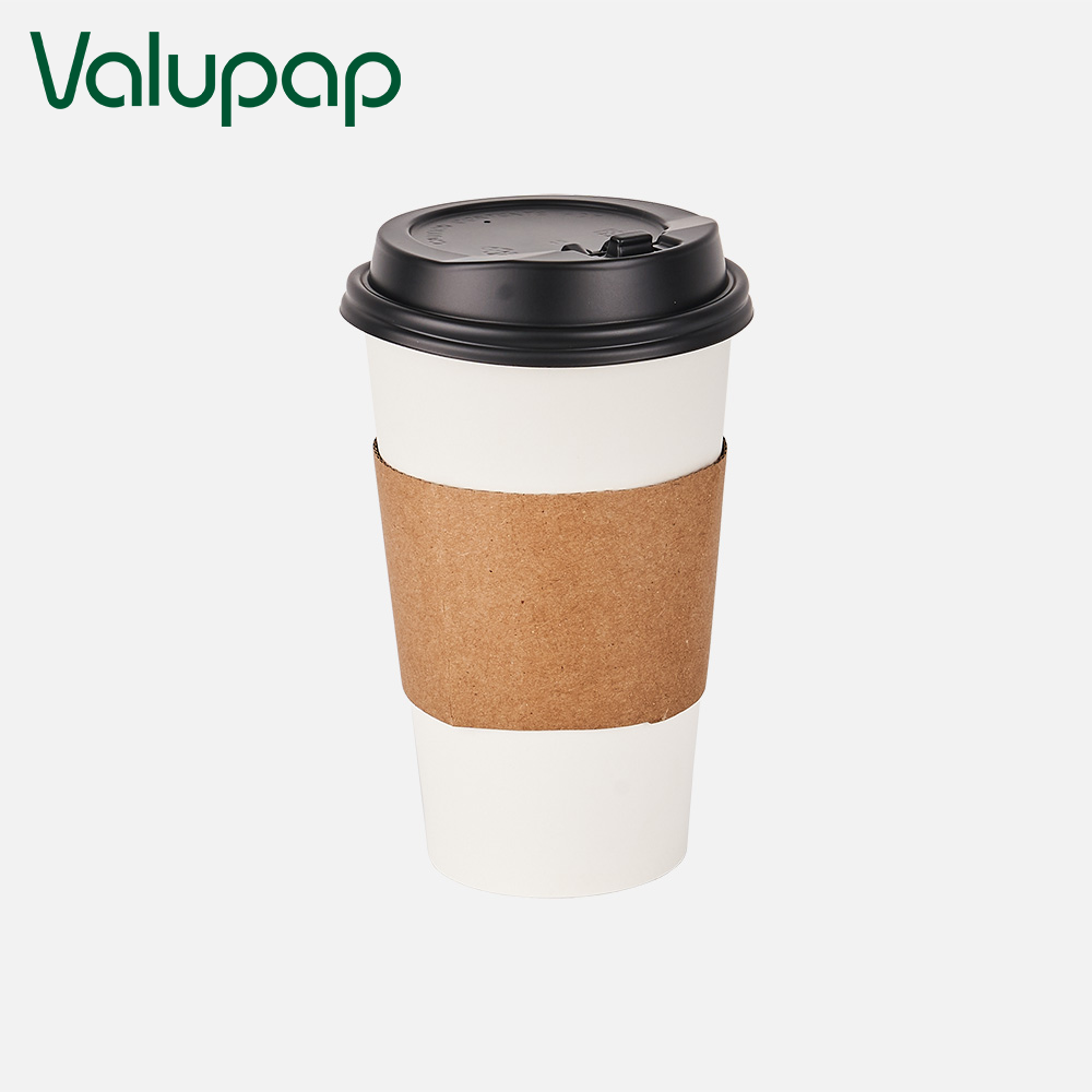 Disposable coffee sleeves for hot coffee