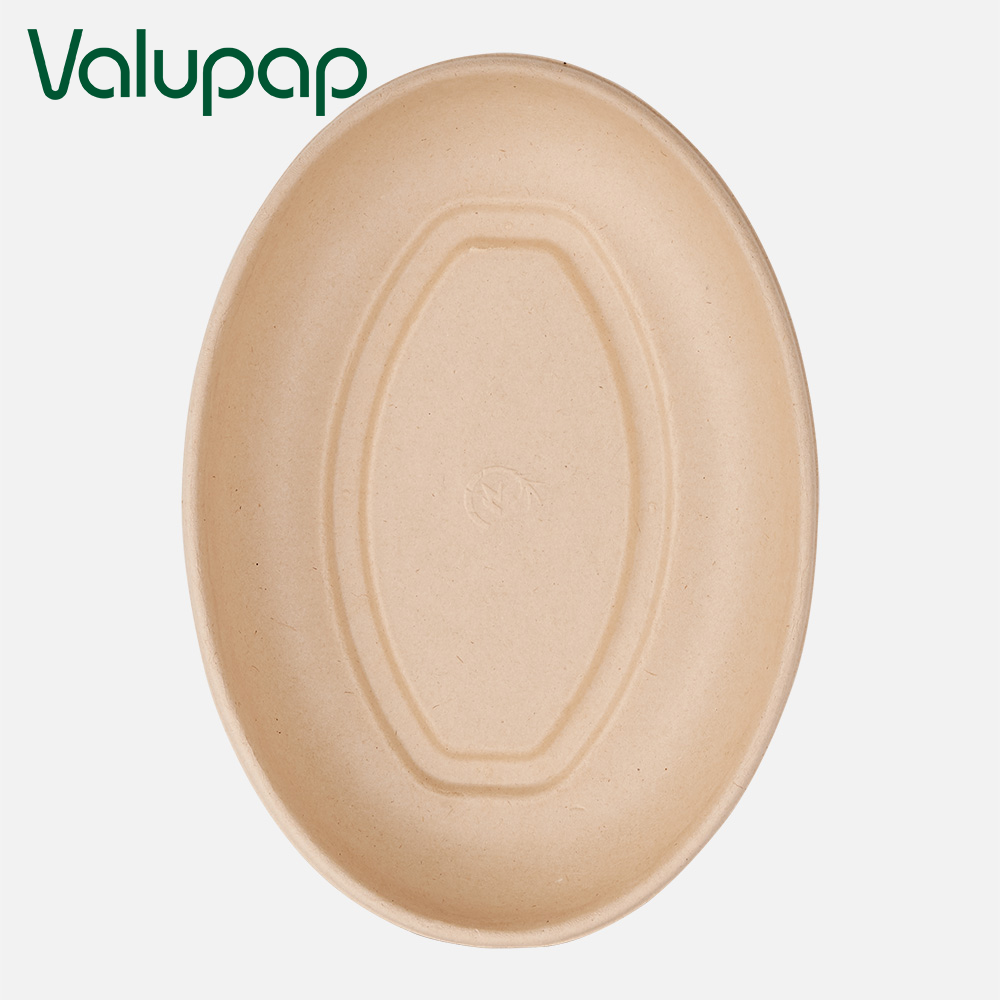 Disposable paper plate bagasse plate