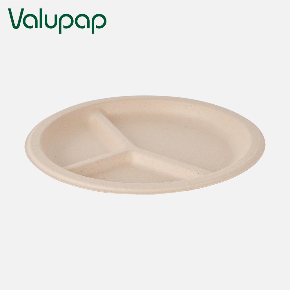 Disposable paper plate bagasse plate